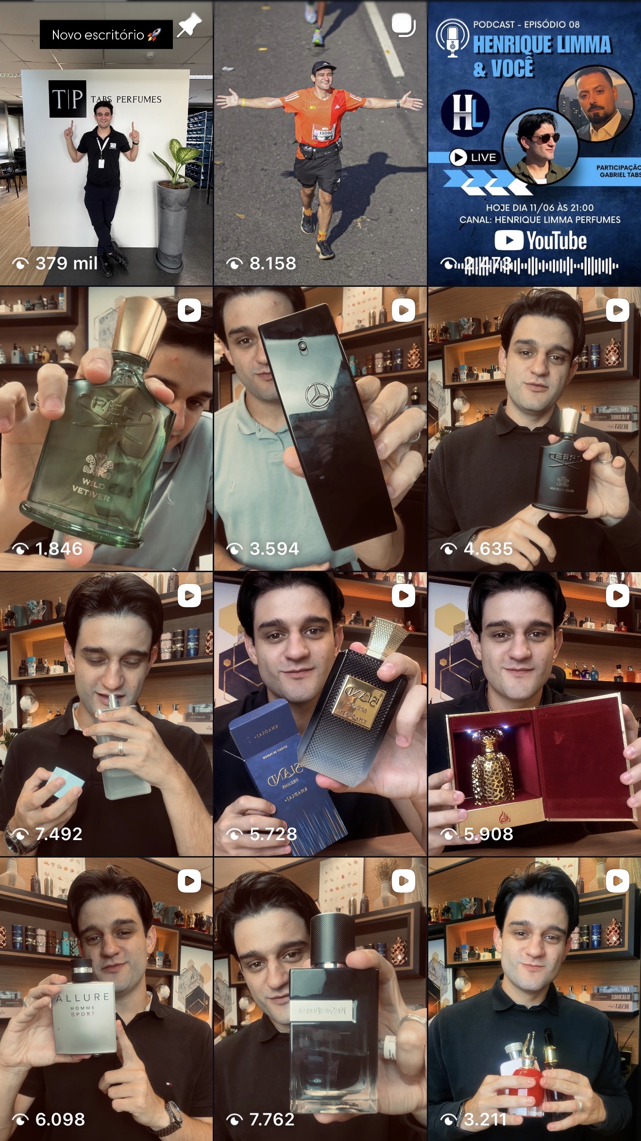 Exemplo de conteúdo do perfil @tabs.perfumes (1)
